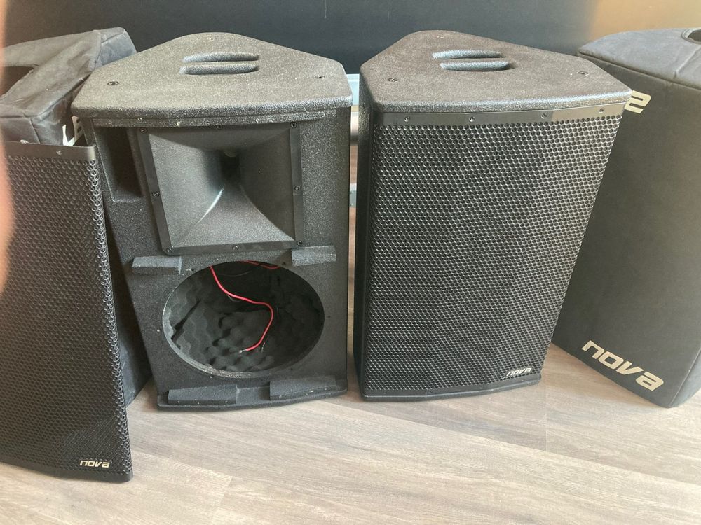 Nova L12A Aktiv Lautsprecher Boxen PA Event Party Disco DJ | Kaufen auf ...