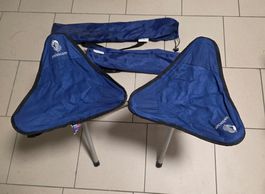 2 Campingstühle Swisscom blue mit Tragetasche Camping Sommer