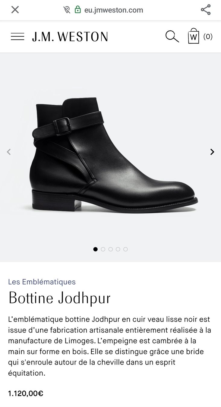J.M. Weston Herrenschuhe: Weston boots Jodhpur taille 42.5 – Gebraucht aus Chêne-Bourg von chsandra34 8