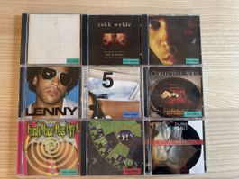 Konvolut 9 Musik CDs Rock Pop gebraucht guter Zustand