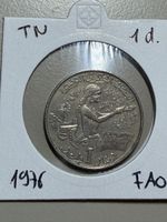 Tunisie - 1 dinar FAO - 1976