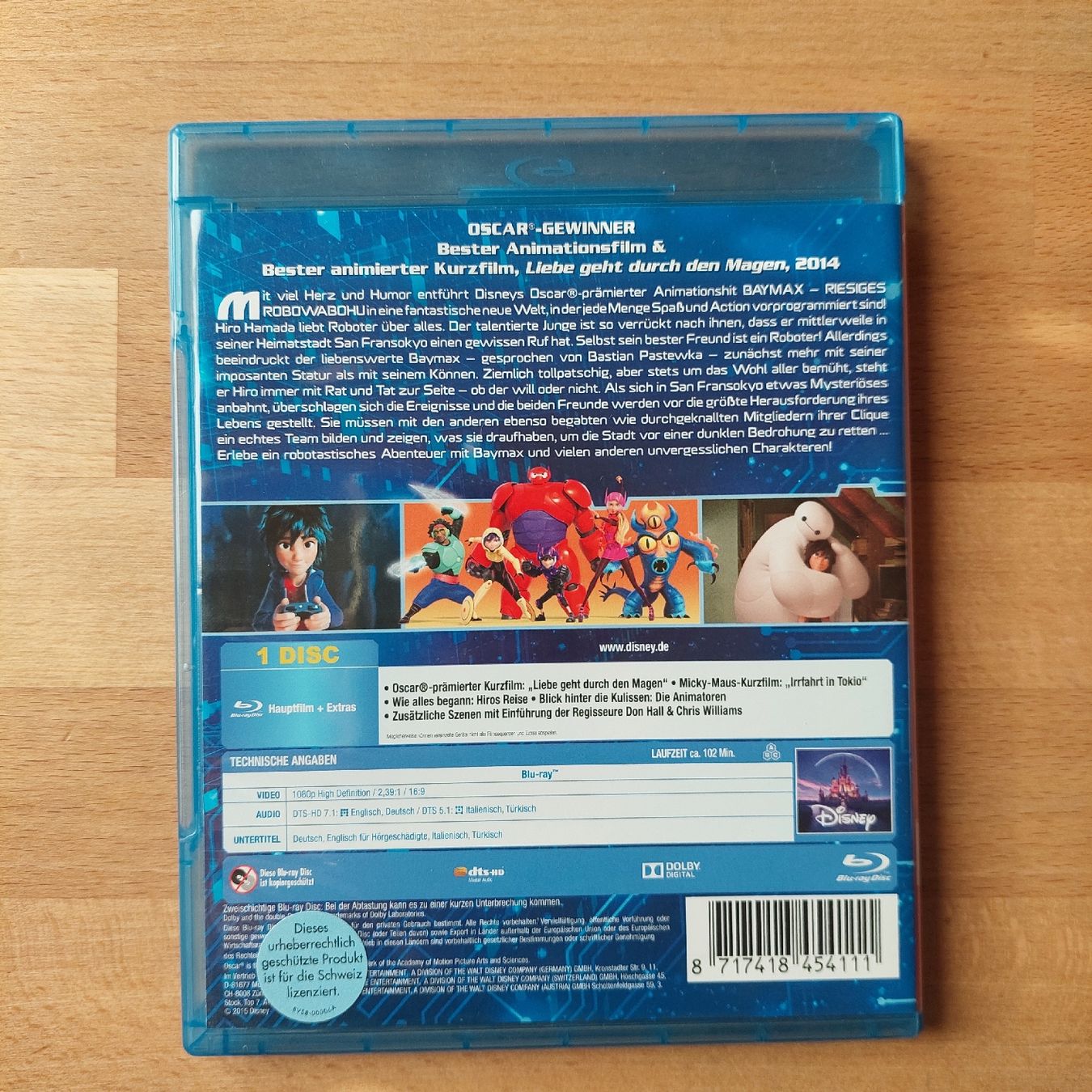 Tutti i DVDs: Big Hero 6 bluray – Usato da Biel/Bienne venduto da Totalkelly 1