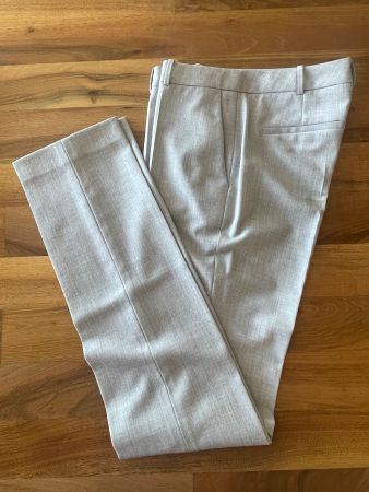 Hugo Boss Business Hose, Schurwolle, hellgrau