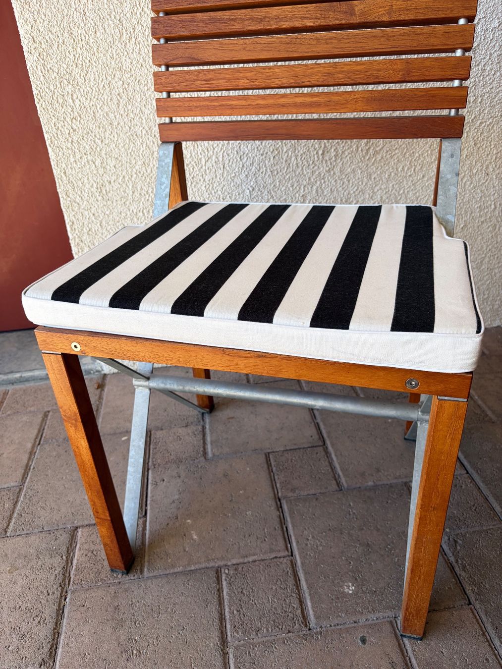 Sedie: 4 Teakholz-Stühle "Xylofon" Terrasse – Usato da Wagen venduto da wolf115 6