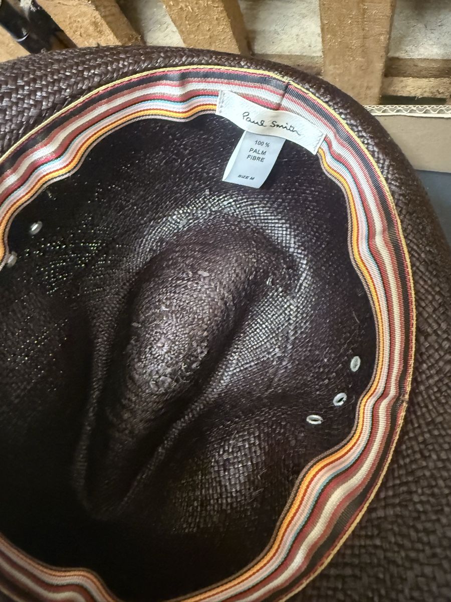 Paul Smith Copricapi, berretti & cappellini: Paul Smith Straw Hat Cowboy Style Summer Size M  – Nuovo (secondo la descrizione) da Zürich venduto da pinish 1