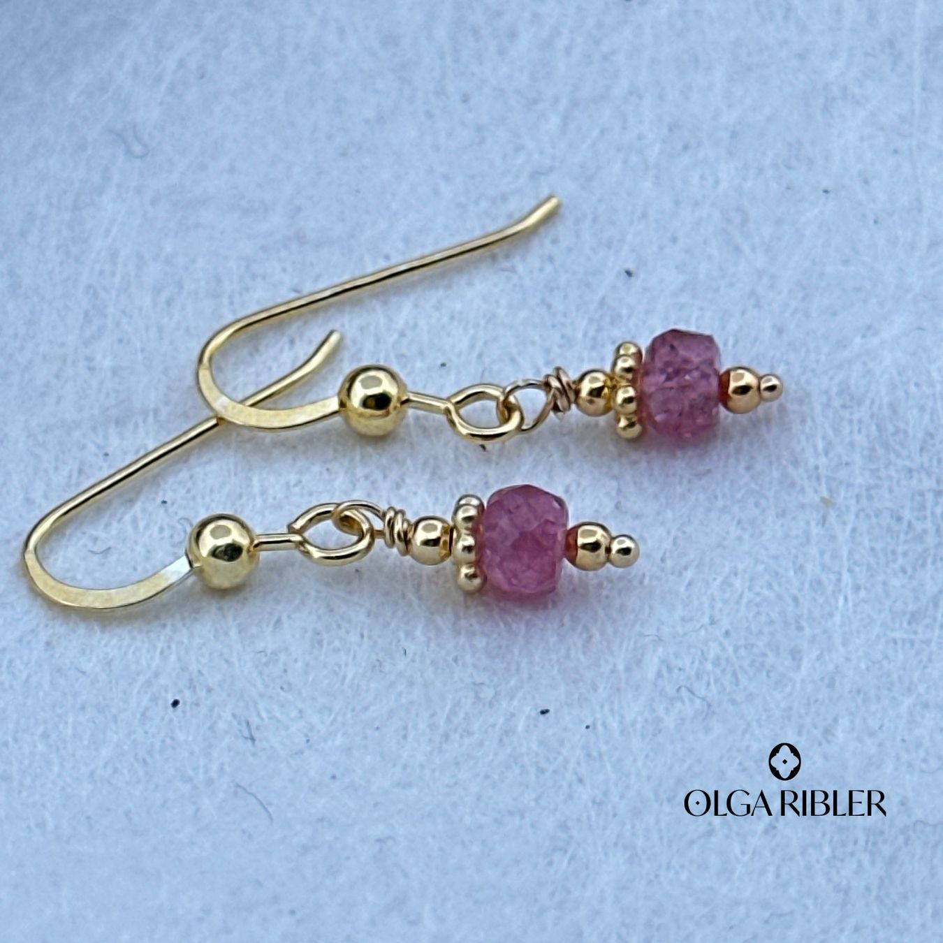 Olga Ribler Orecchini pendenti & Orecchini a lobo: Sterling Silber 925 Ohrringe mit Spinel – Nuovo (secondo la descrizione) da Luzern venduto da Schmuckoutlet