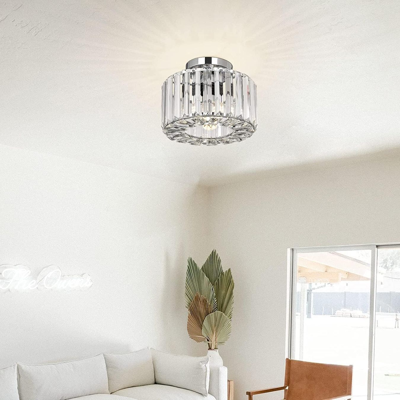 Kronleuchter & Deckenlampen: Deckenlampe Deckenleuchte Kristall Chrom Wohnzimmerlampe 22 – Neu und originalverpackt aus Wittenbach von VELARO 1