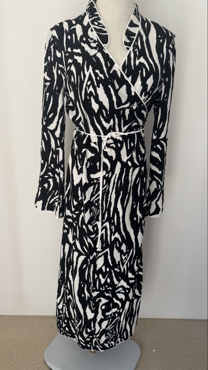 Vestiti: RIXO wrap dress black& white – Nuovo e nell'imballaggio originale da Zürich venduto da di_archive