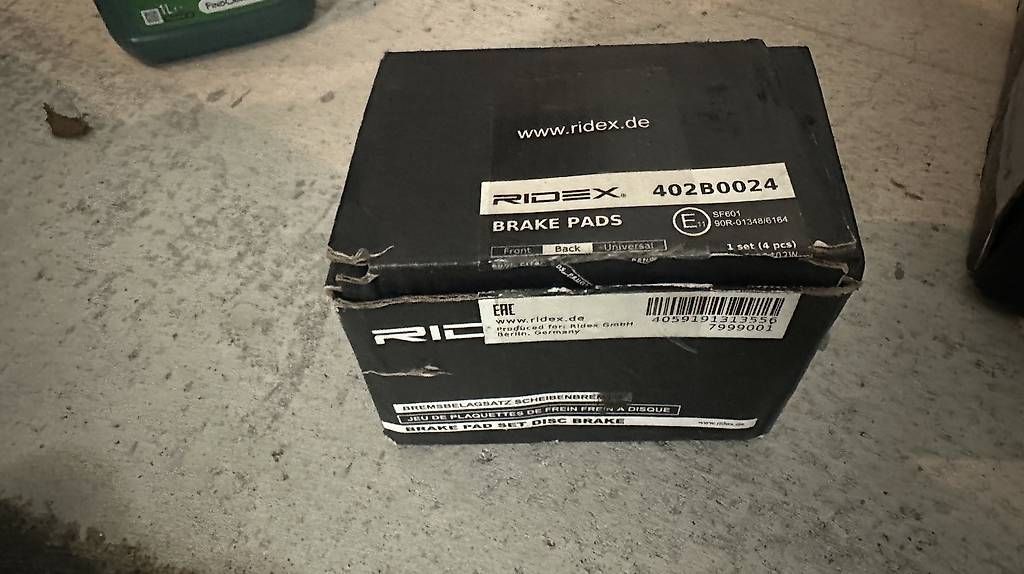 Tutti pezzi di ricambio auto: Bremsbelag-Set von Ridex neu – Usato da Egg b. Zürich venduto da e34525i