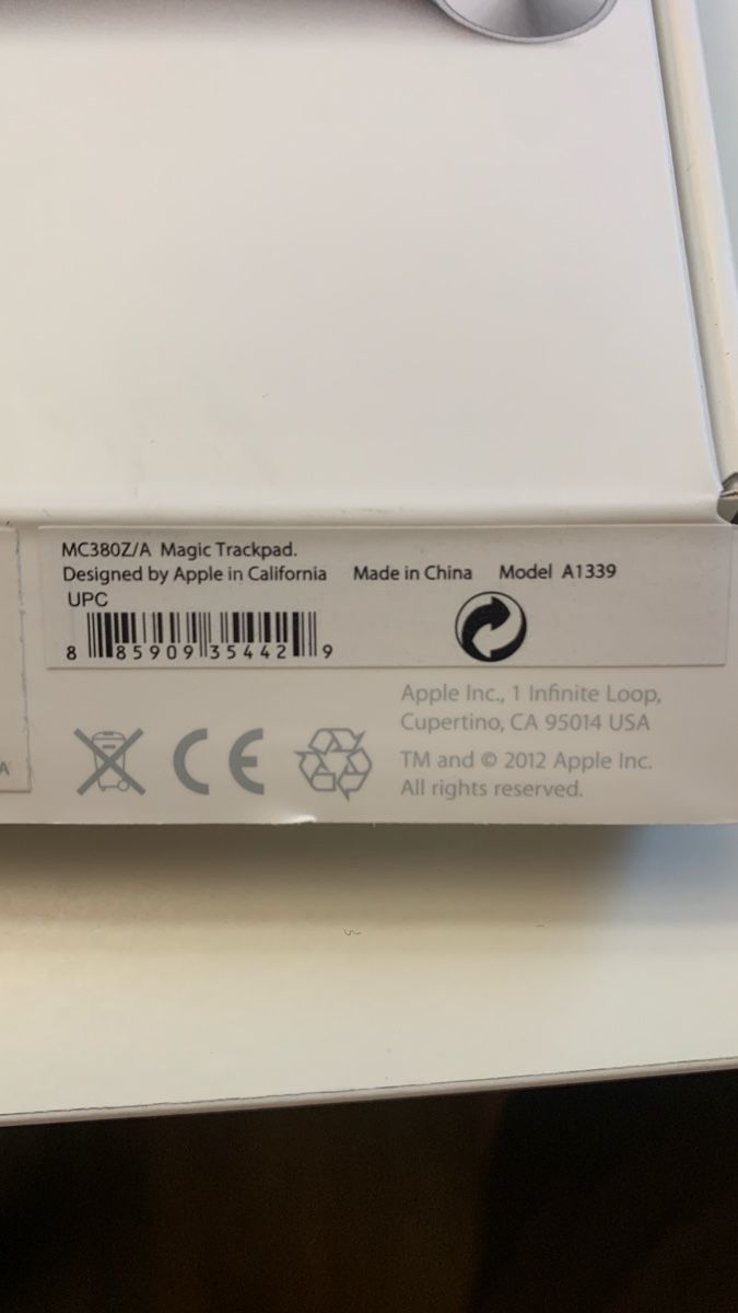 Apple PC: Apple Magic Trackpad A1339 neuwertiger Zustand – Usato da Uetendorf venduto da Hilbodas 1