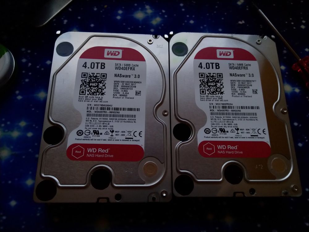 2 x 4 TB WD Red WD40EFRX CMR HDD 3.5" | Kaufen auf Ricardo