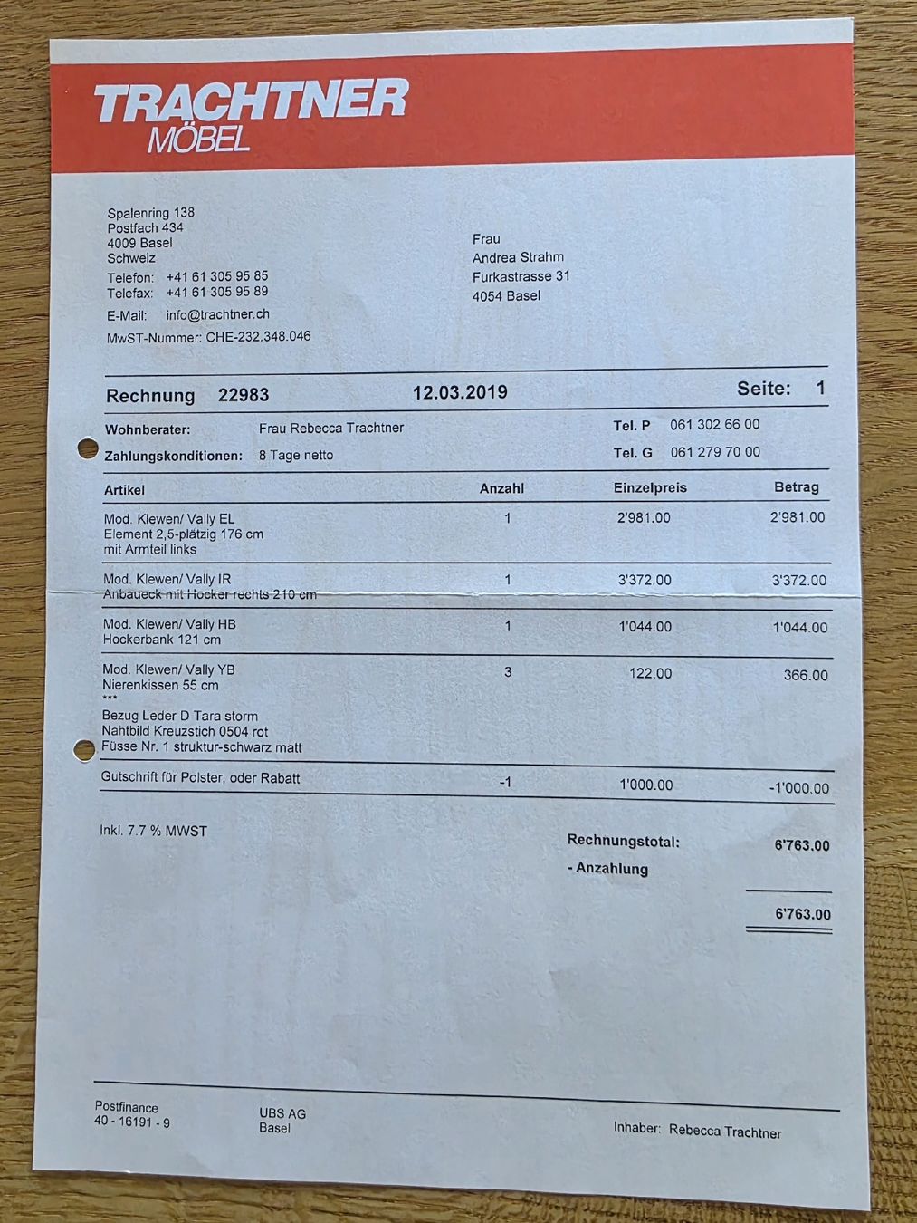 Sofas: Eckpolstergruppe Echtleder anthrazit – Gebraucht aus Basel von hummel03 3