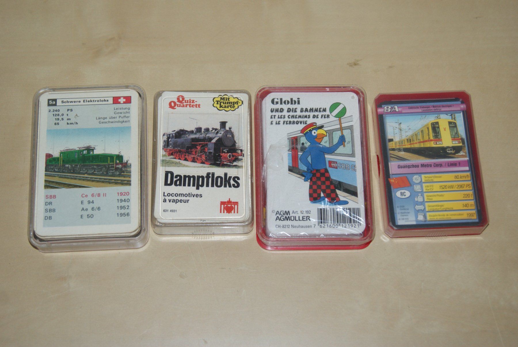 Giochi: Alte Eisenbahn Quartette - Komplette Set – Usato da Zürich venduto da Widi1