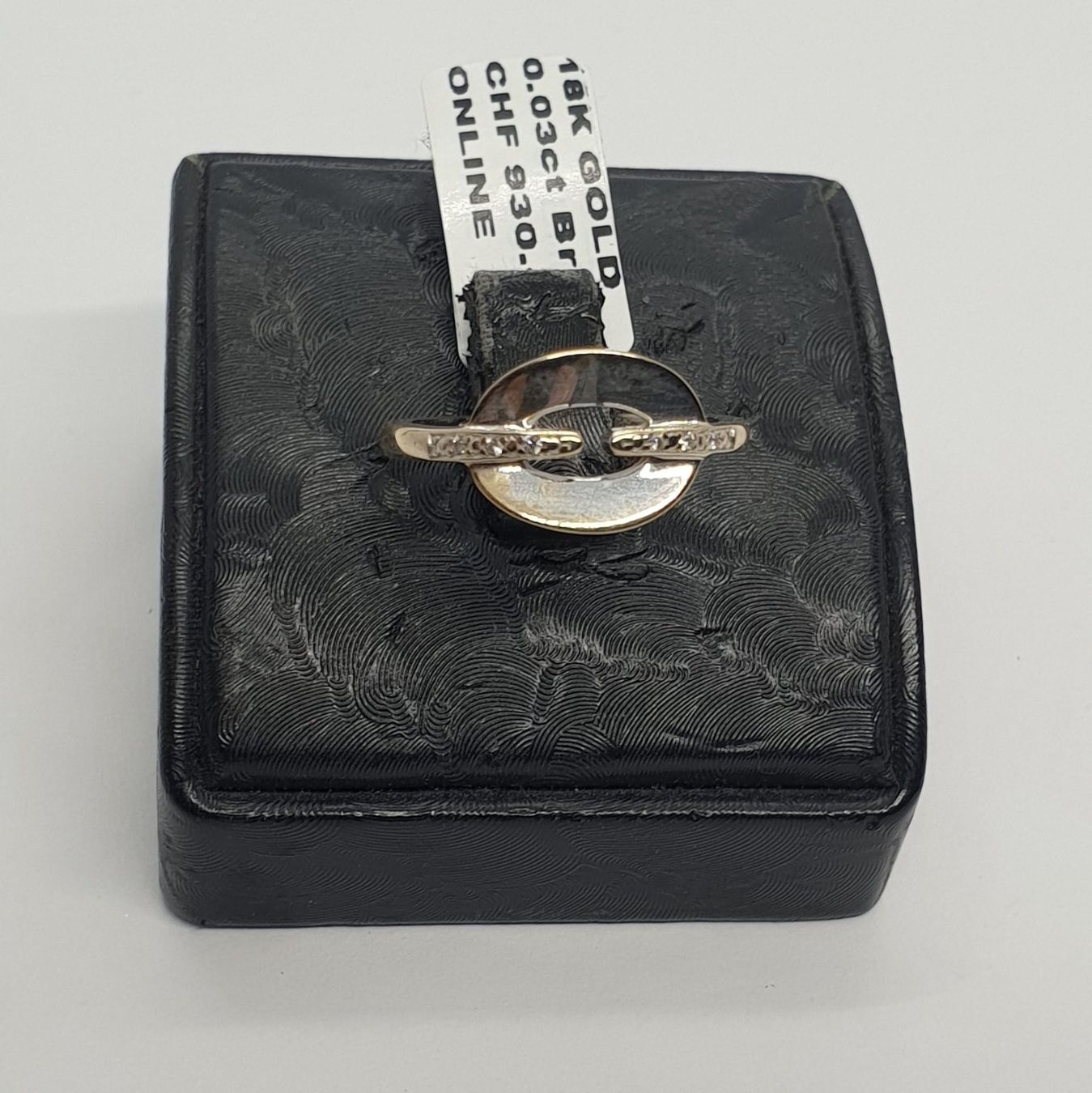 Anelli: Echt 18K Gold - Diamant Ring – Usato da Luzern venduto da Luzern-Goldhaus