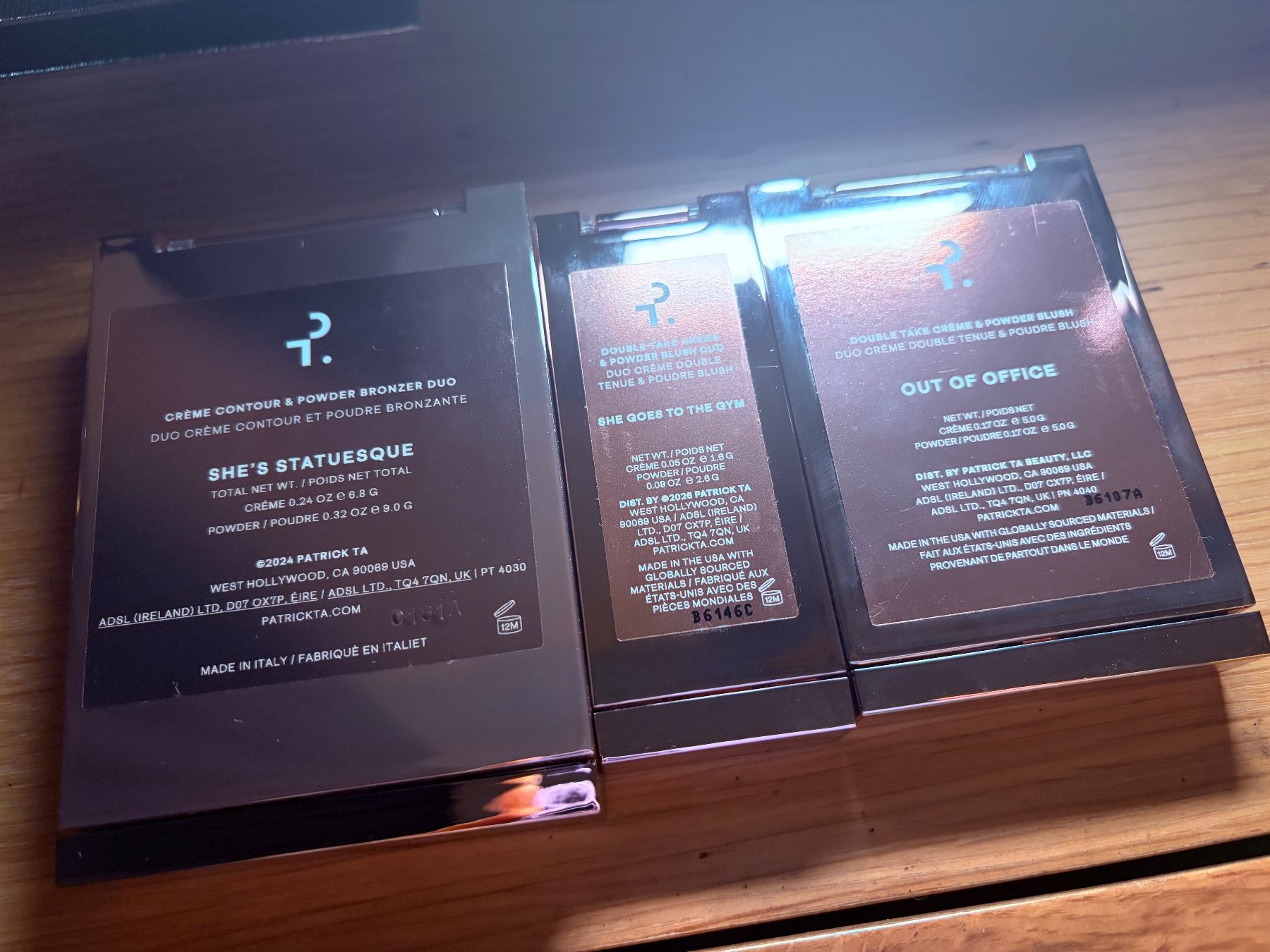 Patrick Ta Make-up: Patrick Ta Bronzer & Blush 3er Set – Gebraucht aus Lenzburg von Saskiasaurus 1