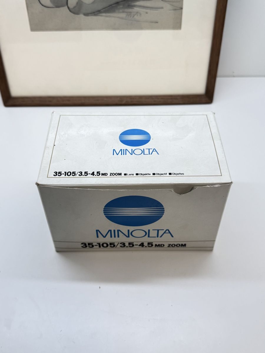 Minolta Objektive: Minolta MD Zoom 35-105mm F3.5-4.5 Objektiv mit Box – Gebraucht aus Schlieren von Eldi84