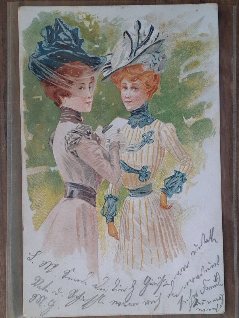 Cartoline postali: Ansichtskarte Künstler Jugendstil antik – Usato da Mörschwil venduto da wunderkiste44