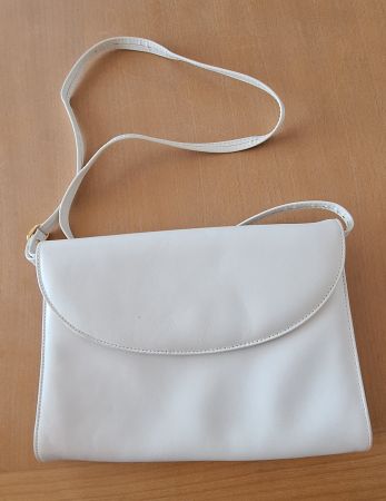 Umhängetasche Schultertasche Handtasche weiss SWISS MADE