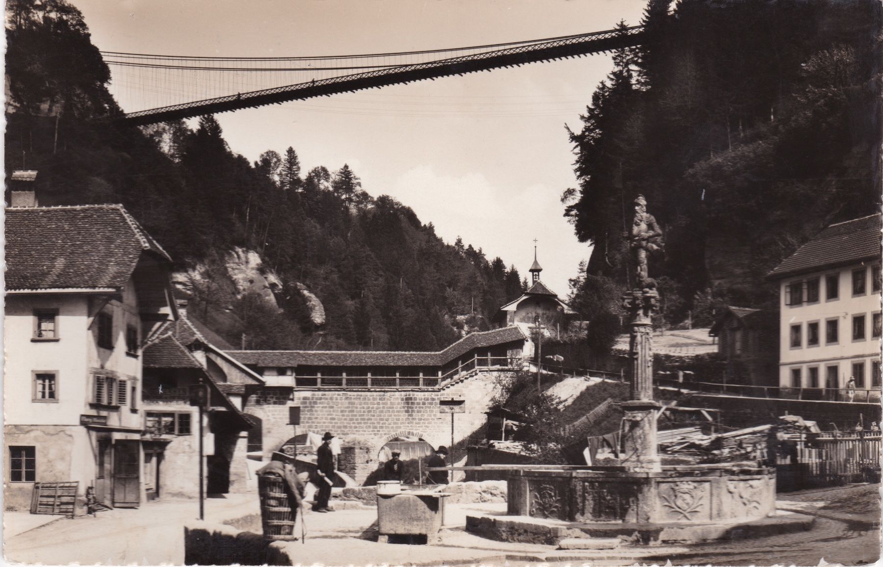 Cartoline postali: Lot Kanton Freiburg – Usato da Baar venduto da dokuba