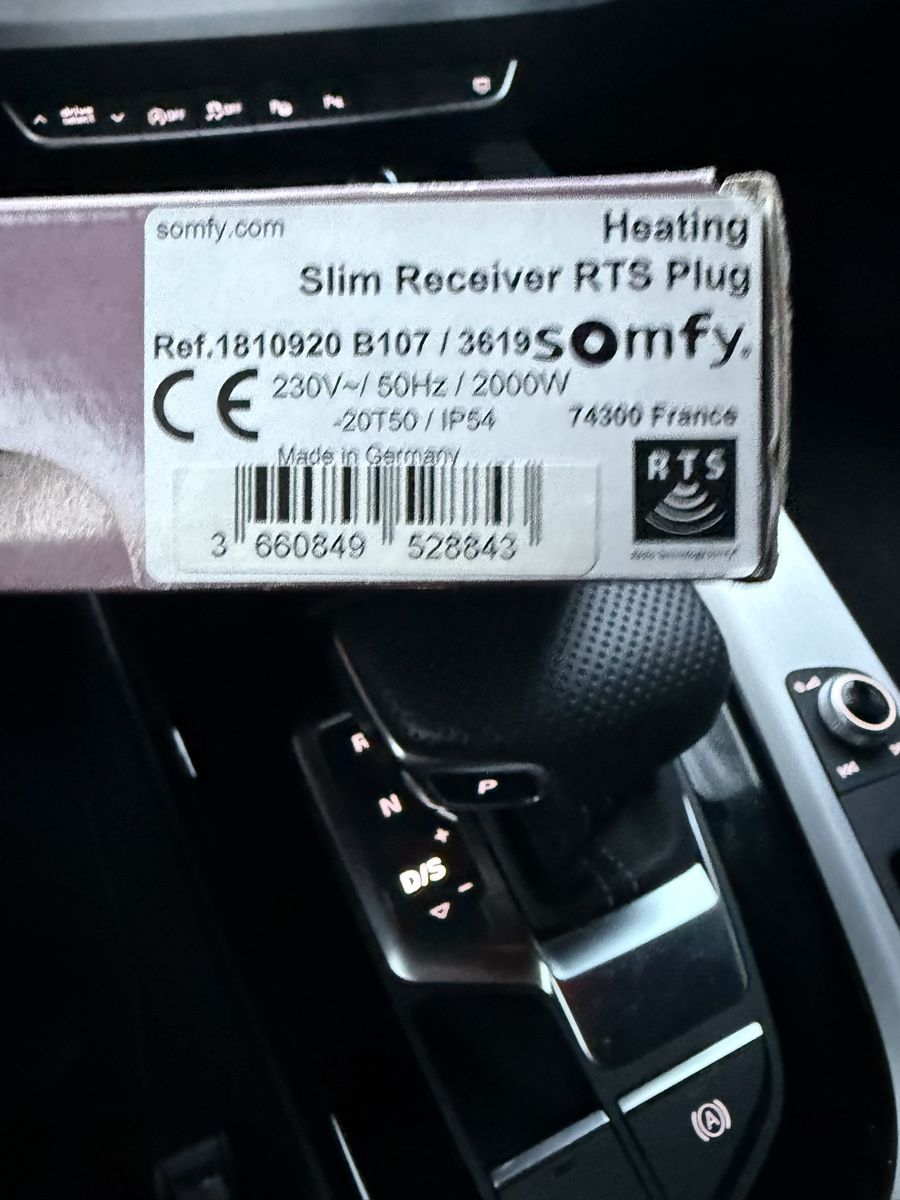 Somfy Heating Slim Receiver RTS Plug, Neuwertig! (Neu (gemäss ...