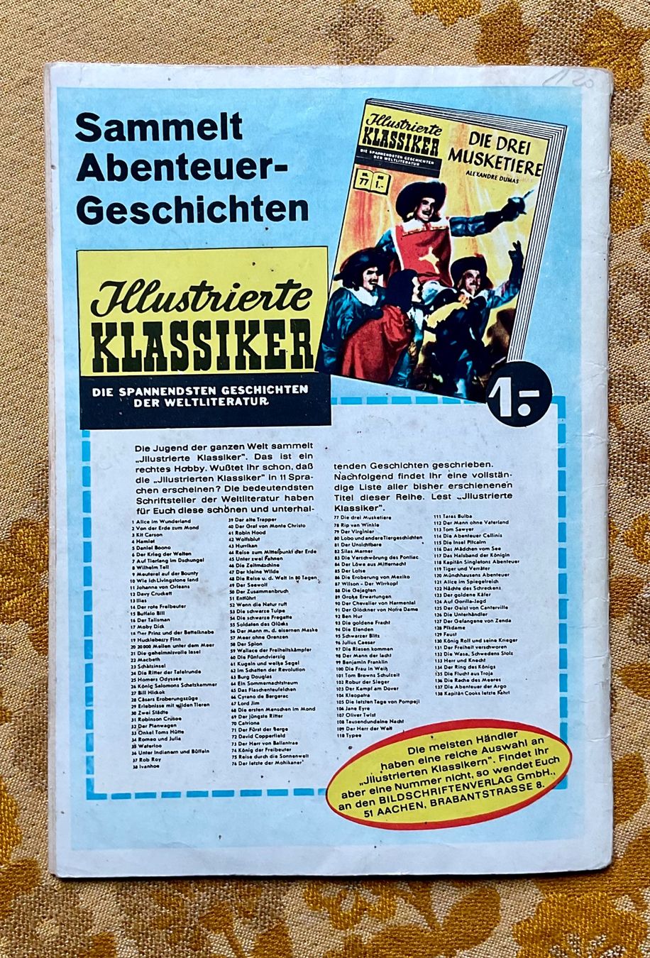 Fumetti: Illustrierte Klassiker Heft Nr 195 – Usato da Endingen venduto da nathan05 9