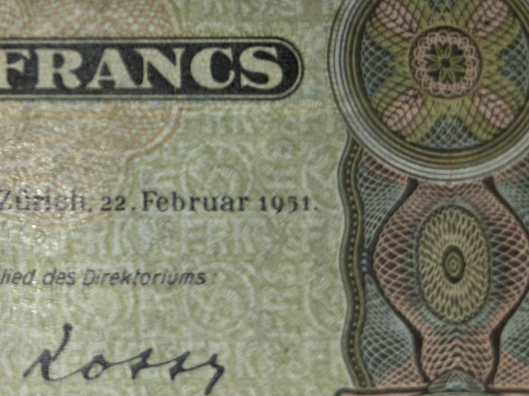 Banknoten: Alte Schweizer Banknoten – Neu (gemäss Beschreibung) aus Pratteln von rolf4133 4