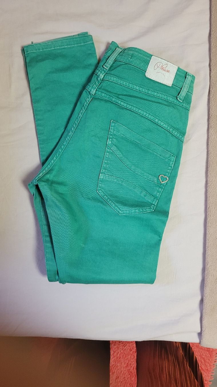 Please Jeans Hosen: Pantalon Please vert printemps taille S, – Gebraucht aus collonges von marlene.carlos 1