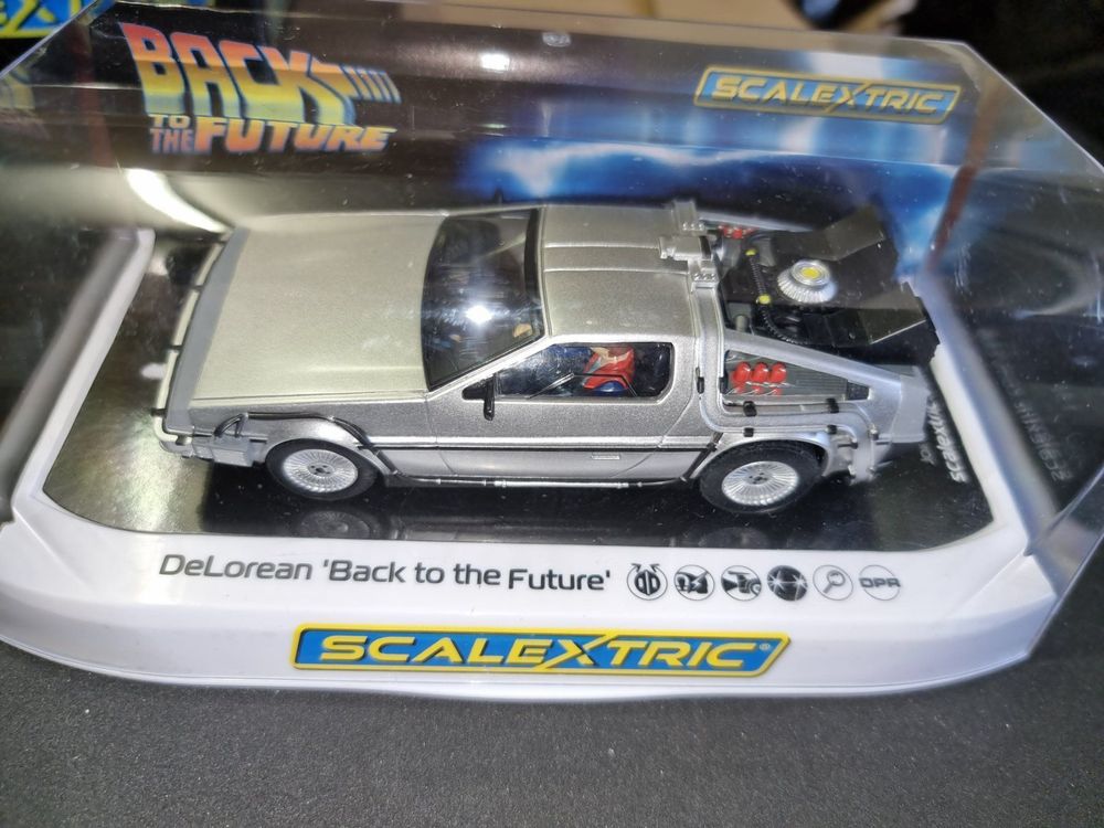 Scalextric: la Delorean Retour vers le futur C4117 - slot cars passion