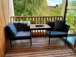 Multifunktionales Gartenlounge-Set  5 in 1, Gartenlounge