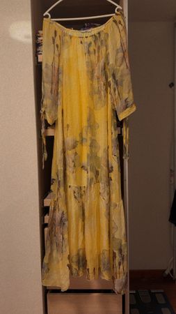 Seidenkleid für Sommer ge S-L