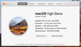 Macbook Air 2010; 11,6 Zoll; komplett!