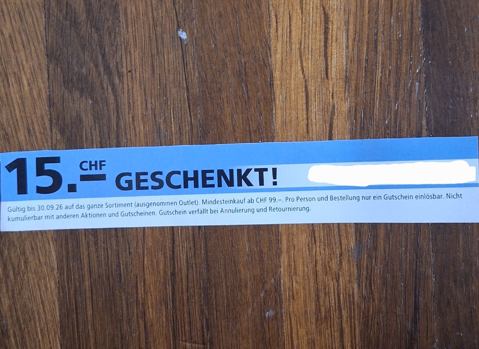 Buoni: 15 CHF Rabatt Lehner Versand ab 99 CHF Einkauf – Nuovo e nell'imballaggio originale da Volketswil venduto da nibin99