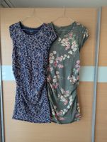 2x Umstands-Kleider Gr. L, Sommerkleider, Blumenmuster