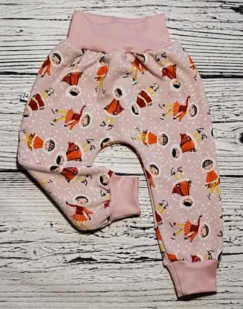 Pink Fleece Pumphose mit Mädchen im Winter Gr.80/86 - NEU