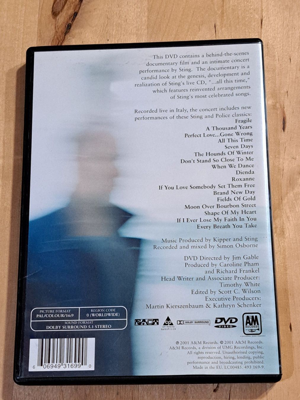 Tutti i DVDs: DVD STING  ...all this Time – Usato da Unterseen venduto da Kanica 1
