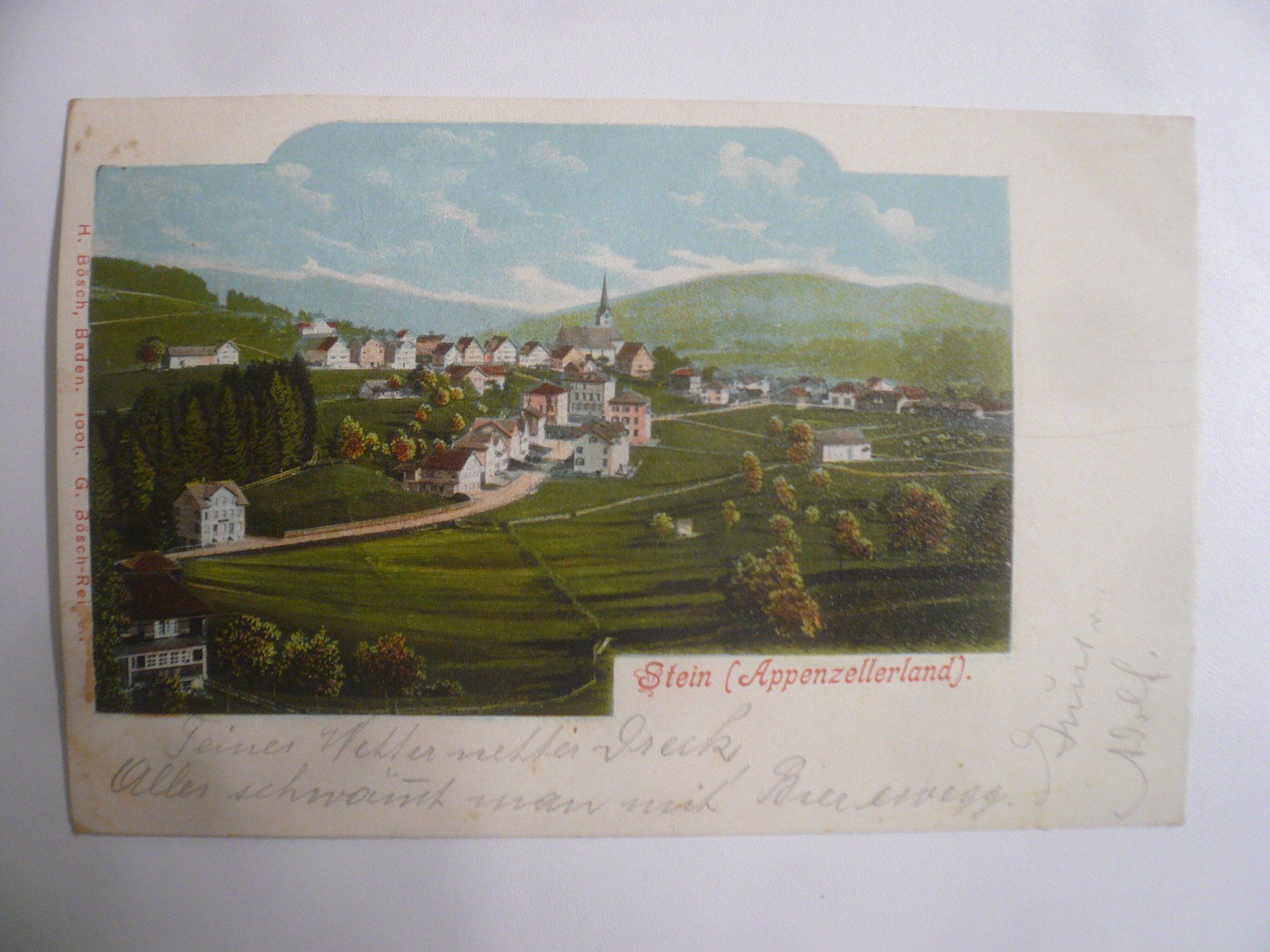 Cartes postales: farbigeAK STEIN – D'occasion à Oberhofen am Thunersee par luuping99