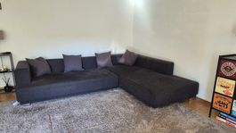 Ecksofa Anthrazit (gebraucht) GRATIS