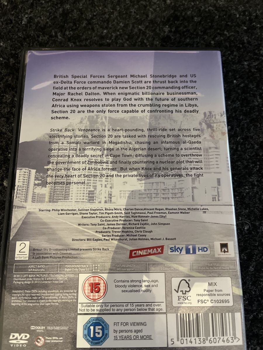 Tutti i DVDs: English DVD Strike Back seasons 1-2-3 – Usato da Romont FR venduto da cat_j6ww 5