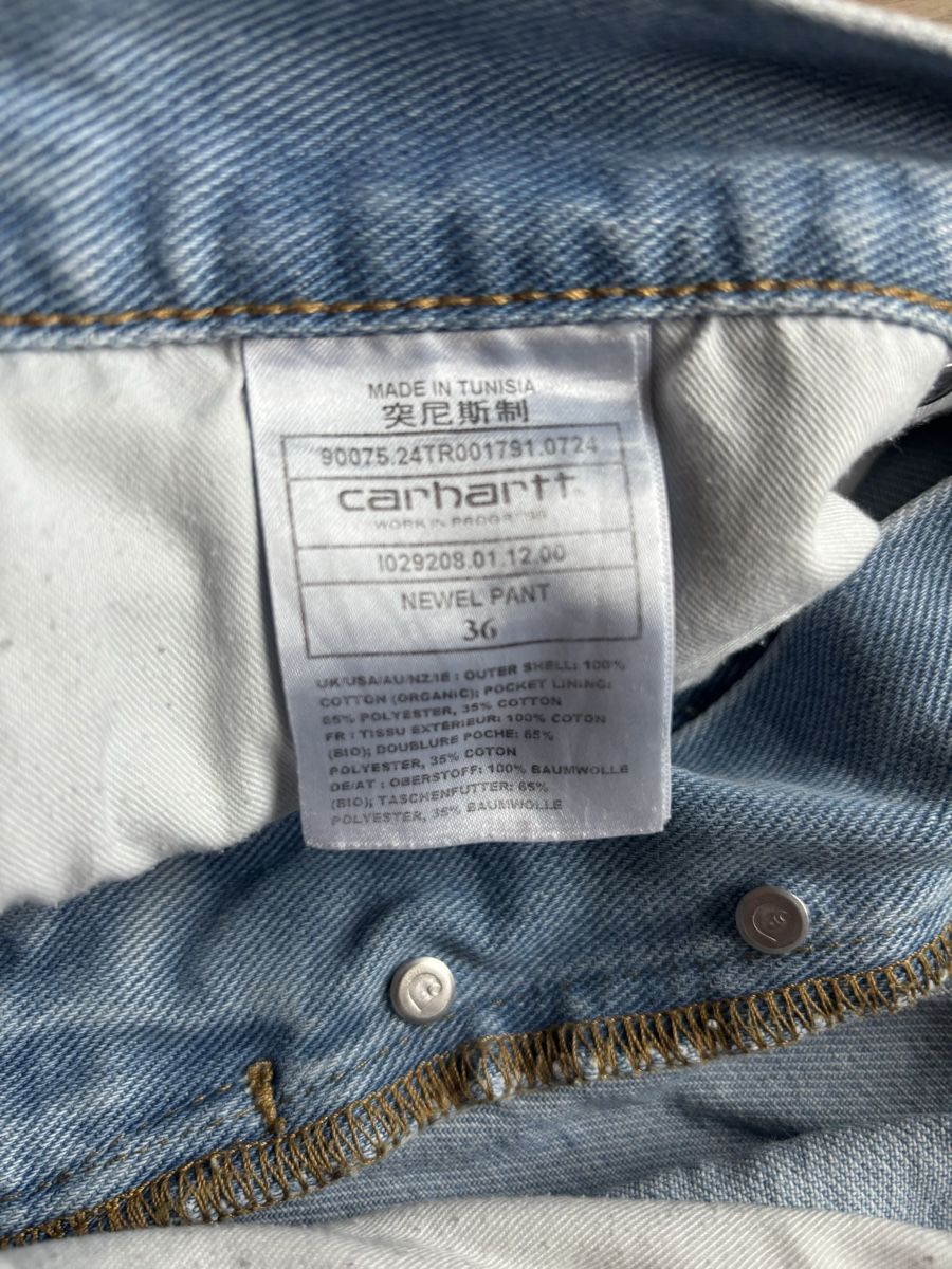 Carhartt Jeans: Carharrt Newel Pant hellblau – Usato da Bern venduto da jan_w6zm 1