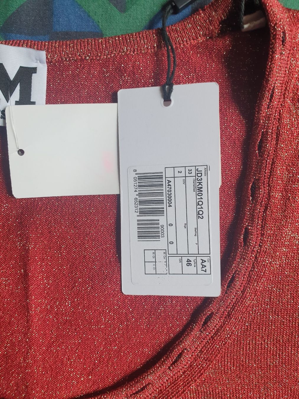 Missoni Top: Stricktop Lurex, Missoni, Gr.46 – Nuovo e nell'imballaggio originale da Zürich venduto da yoarg 1
