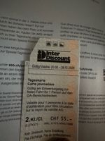SBB Tageskarte 2. Klasse gültih bis 28.10