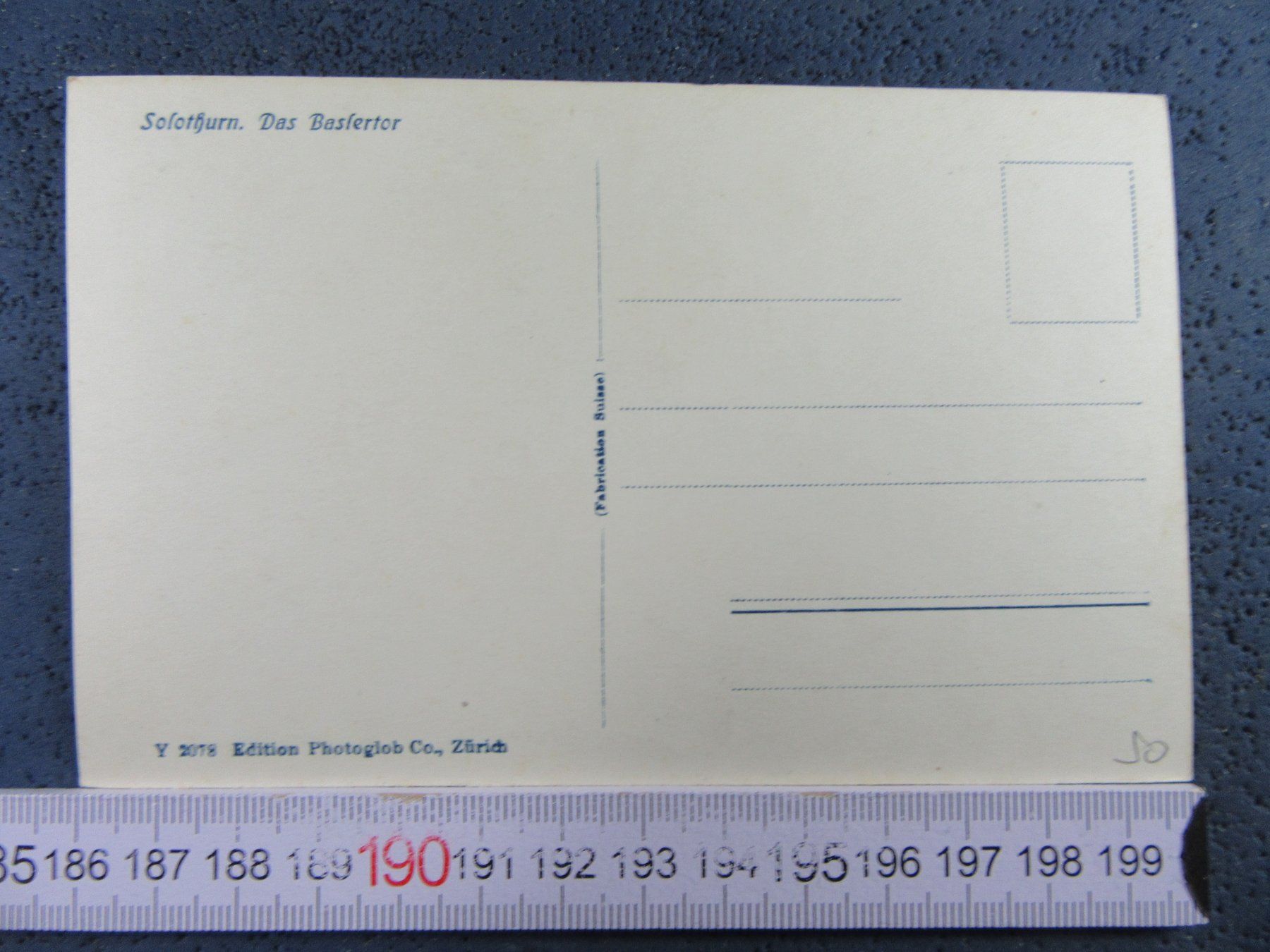 Cartes postales: SOLOTHURN BASLERTOR SO AK – D'occasion à Ettingen par Hausi4711 1