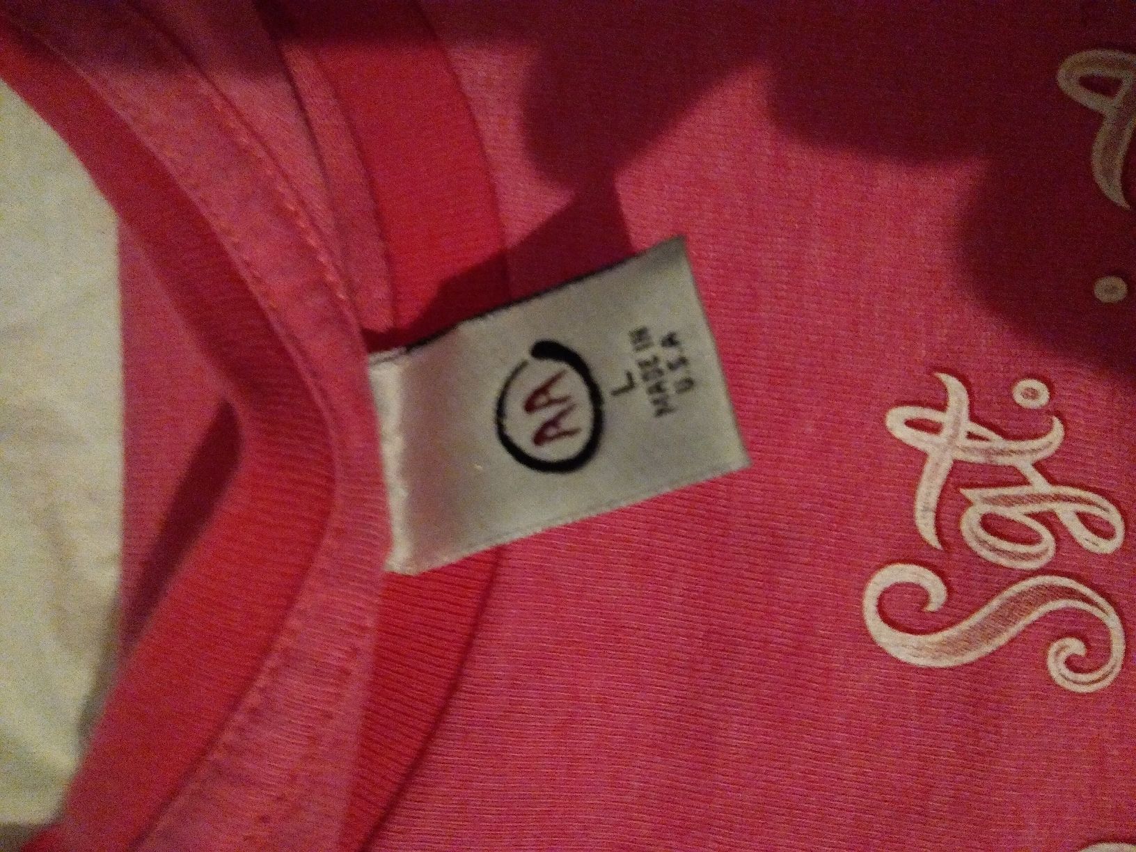 Blusen, T-Shirts & Tops: Sgt.Peppermint T-Shirt, Size L, Pink – Gebraucht aus Dübendorf von rol_fm6d 1