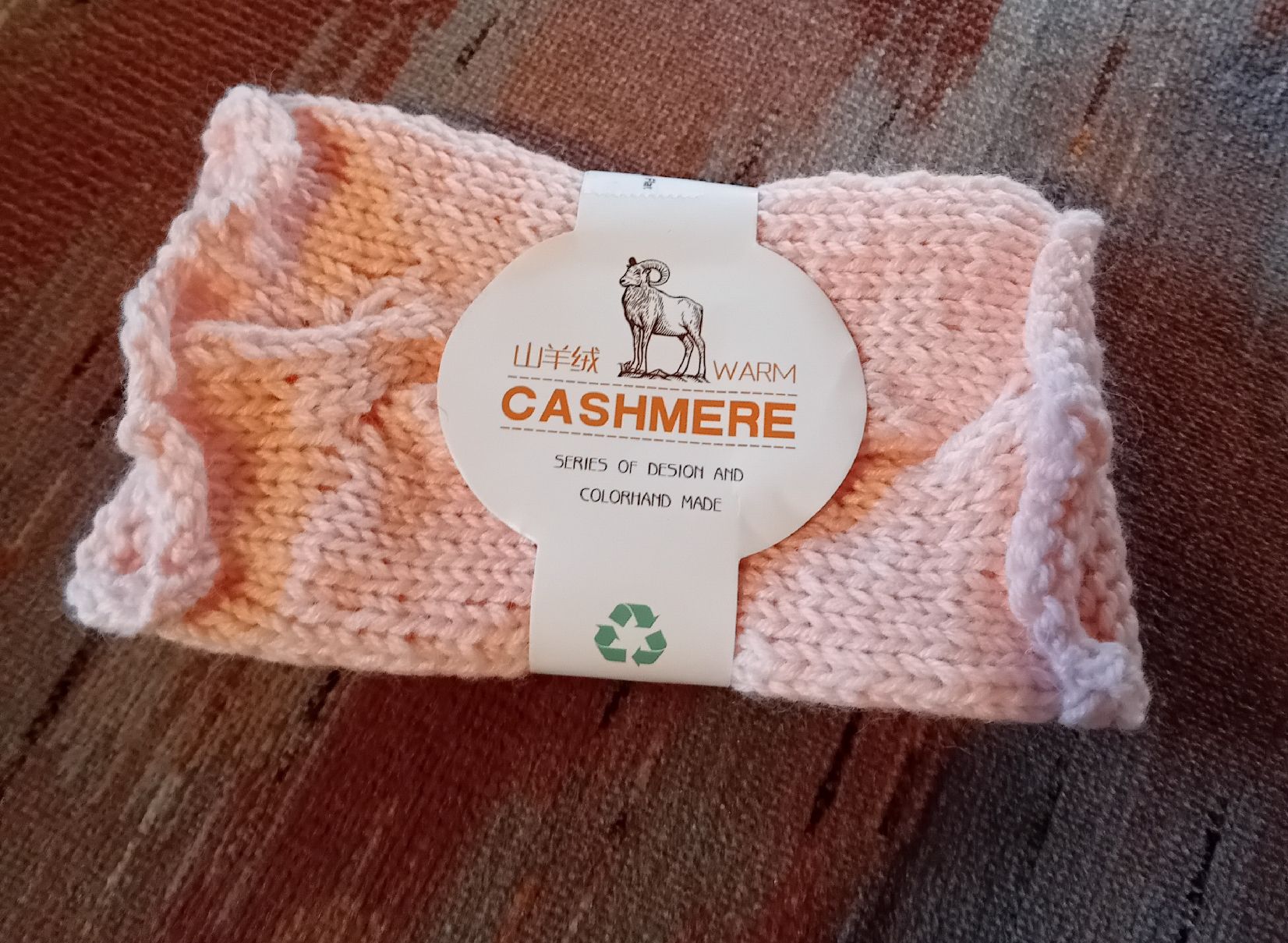Guanti & manicotti: Cashmere Mittli,Pulswärmer,rosa,  – Nuovo (secondo la descrizione) da Burgdorf venduto da carodesign1