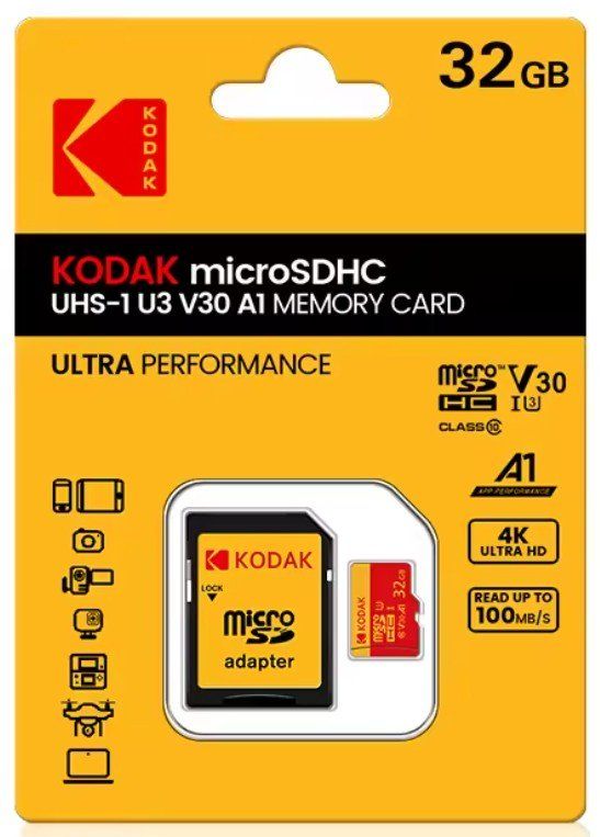 Speicherkarten: KODAK MicroSD 32 GB (NEU) – Neu und originalverpackt aus Vufflens-la-Ville von Diddix 1
