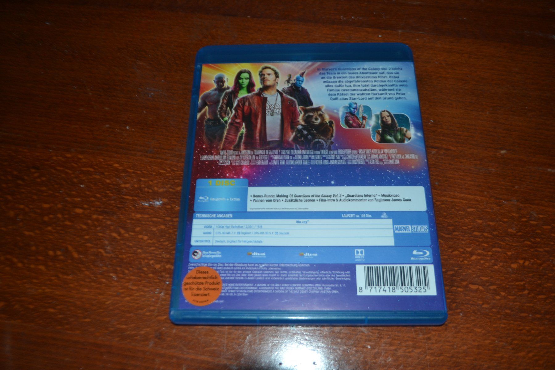 Tutti i DVDs: Guardians of the Galaxy 2 – Usato da Laupen ZH venduto da chefdom 1