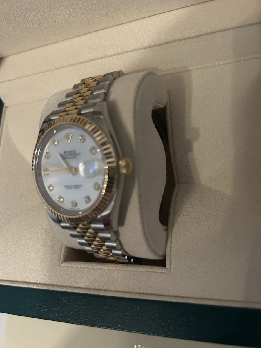 Rolex Montres: Rolex Datejust 41, Bicolor, Diamant, Perlmutt – D'occasion à Basel par David_2019 1