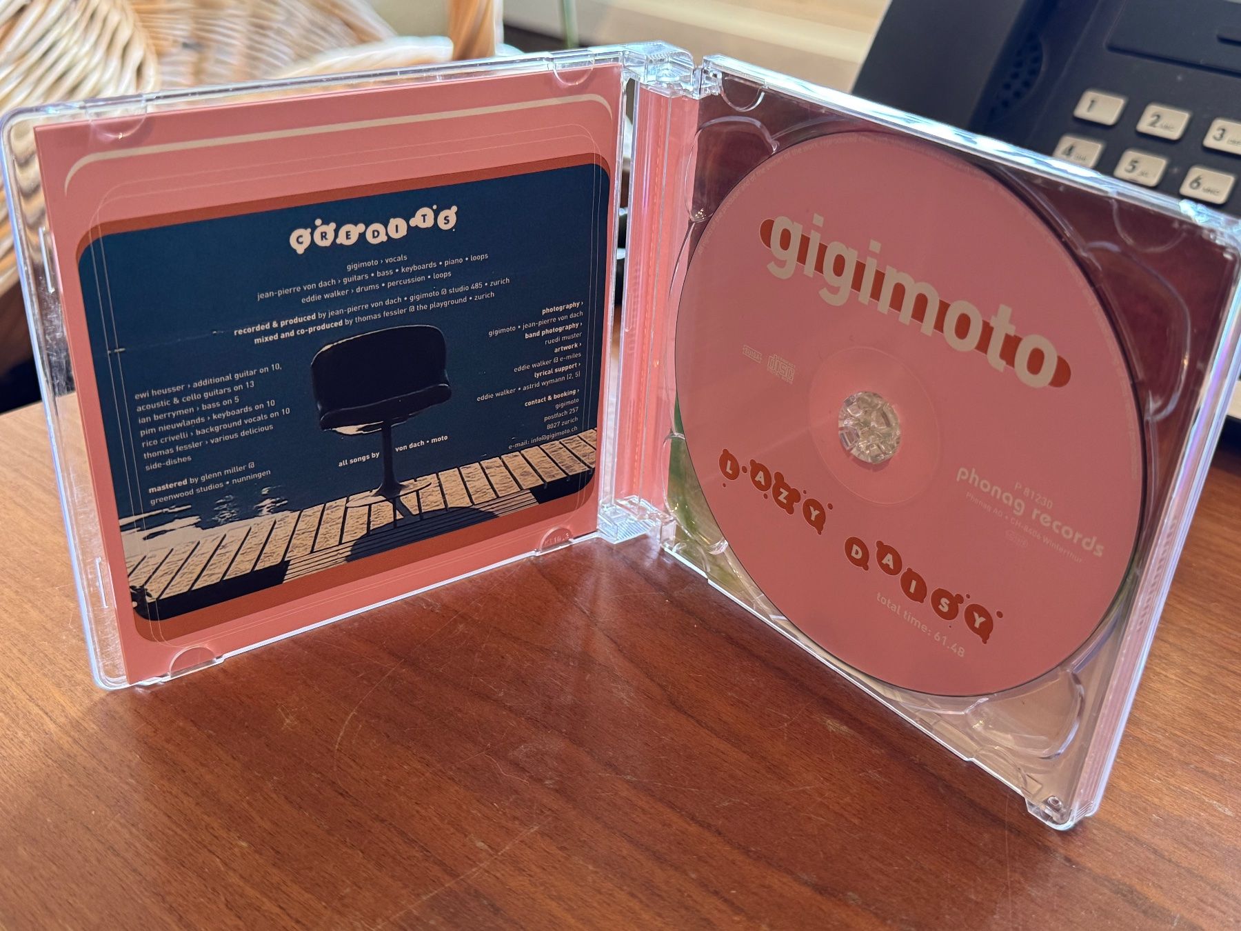 CD: Gigi Moto - Lazy Daisy - HG42C – Usato da Küsnacht ZH venduto da swisssales.net 2