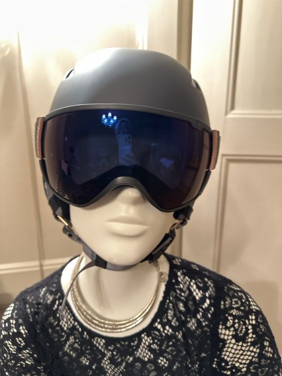 OutdoorMaster Snowboardhelm Mit Skibrille, Skihelm Und 2 In 1 Visier Abnehmbare Brille Schuetzender Eps Schaum 14 Kuehloeffnungen Schnee Helme Fuer Herren Damen Jugendliche 3313414826