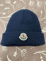 Moncler Strickmütze dunkelblau neu in Originalverpackung